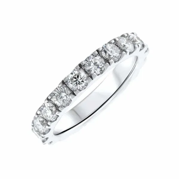 14kt White Gold Diamond Eternity Band 218ct ET8475 Diamond Source NYC Rings