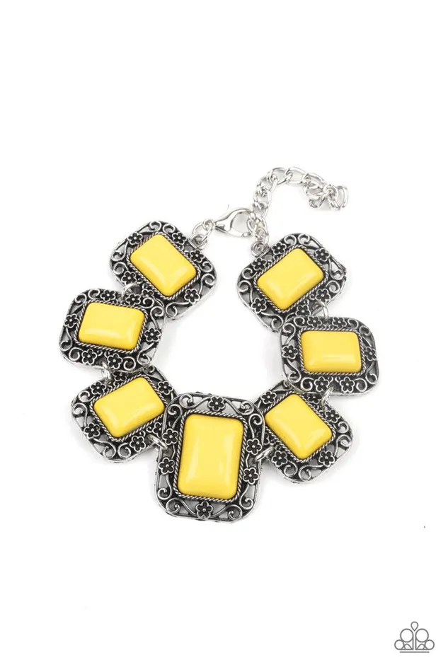 Bracelets Paparazzi Bracelet Retro Rodeo Yellow Paparazzi Jewelry Bracelets Paparazzi Bracelet Retro Rodeo Yellow Paparazzi Jewelry