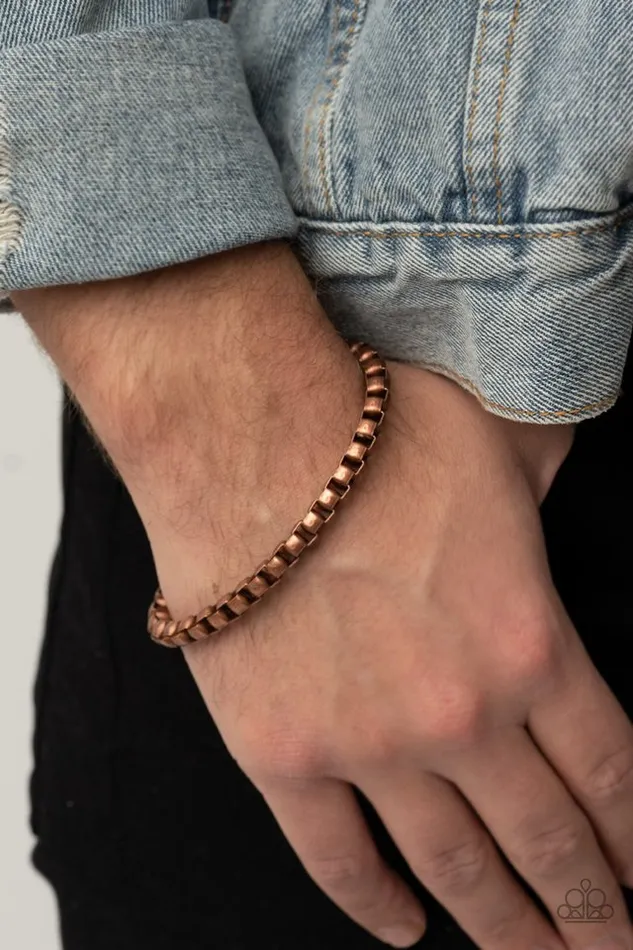 Bracelets Paparazzi Jewelry Paparazzi Bracelet Armed Combat Copper Bracelets Paparazzi Jewelry Paparazzi Bracelet Armed Combat Copper