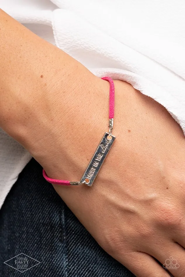 Paparazzi Bracelet Have Faith Pink Paparazzi Jewelry Bracelets