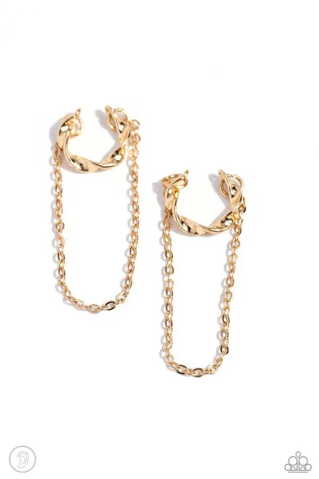 Paparazzi Earring CUFF Hanger Gold Paparazzi Jewelry Earrings Paparazzi Earring CUFF Hanger Gold Paparazzi Jewelry Earrings
