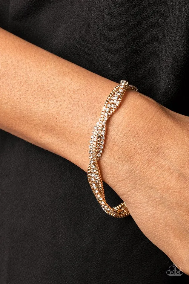 Paparazzi Jewelry Bracelets Paparazzi Bracelet Box Office Bling Gold