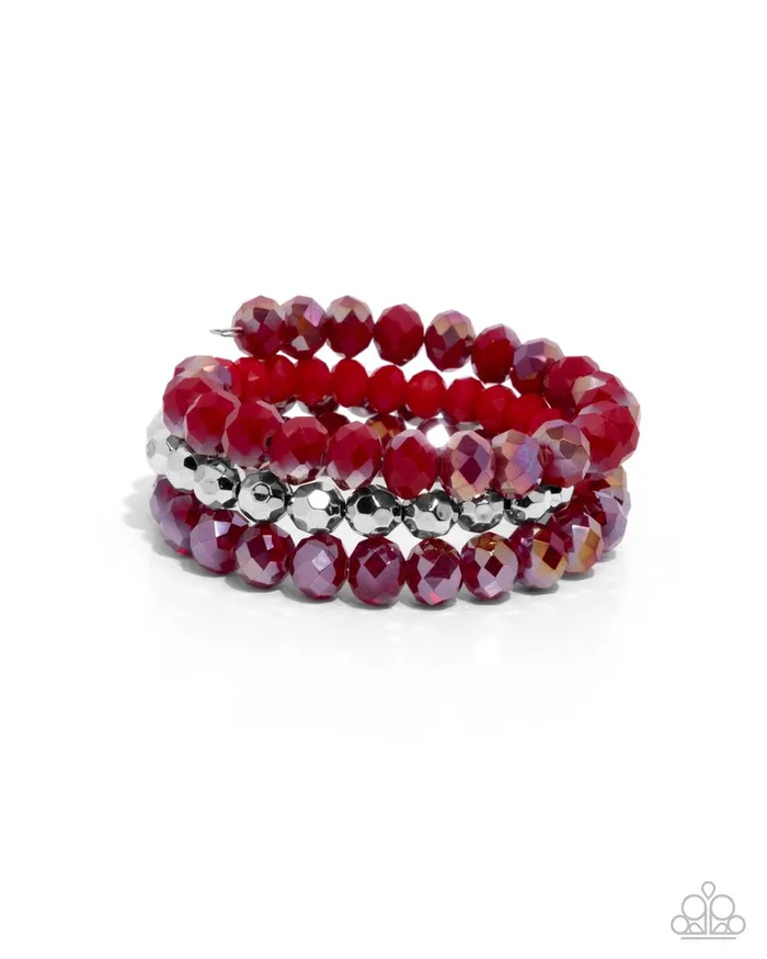 Paparazzi Jewelry Bracelets Paparazzi Bracelet Memorable Makeover Red Paparazzi Jewelry Bracelets Paparazzi Bracelet Memorable Makeover Red