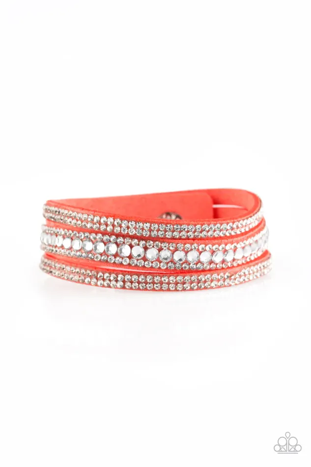 Paparazzi Jewelry Paparazzi Bracelet Harlem Hustle Orange Bracelets