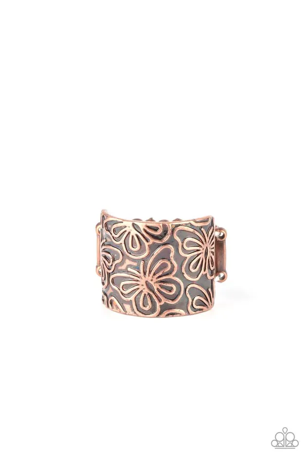 Paparazzi Jewelry Rings Paparazzi Ring Butterfly Bayou Copper Paparazzi Jewelry Rings Paparazzi Ring Butterfly Bayou Copper
