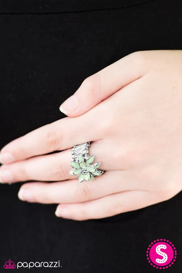 Paparazzi Jewelry Rings Paparazzi Ring Hopelessly Honolulu Green