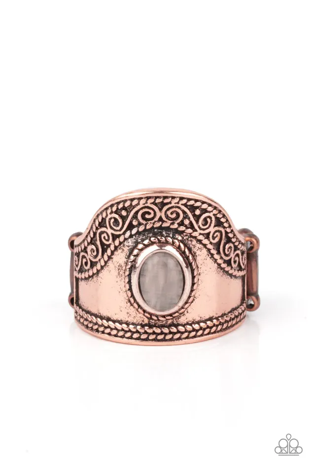 Paparazzi Ring Dreamy Definition Copper Paparazzi Jewelry Rings