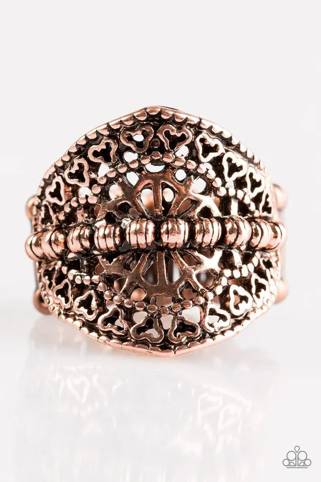 Paparazzi Ring Travel Treasure Copper Paparazzi Jewelry Rings