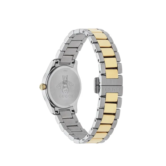 Rings Gucci GTimeless TwoTone Stainless Steel Watch Silver Dial 27mm Quartz Gucci Rings Gucci GTimeless TwoTone Stainless Steel Watch Silver Dial 27mm Quartz Gucci