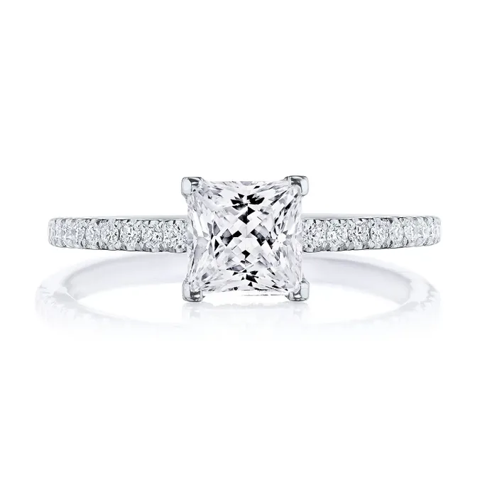 Rings Tacori Tacori 18K White Gold Semi Mount Diamond Ring