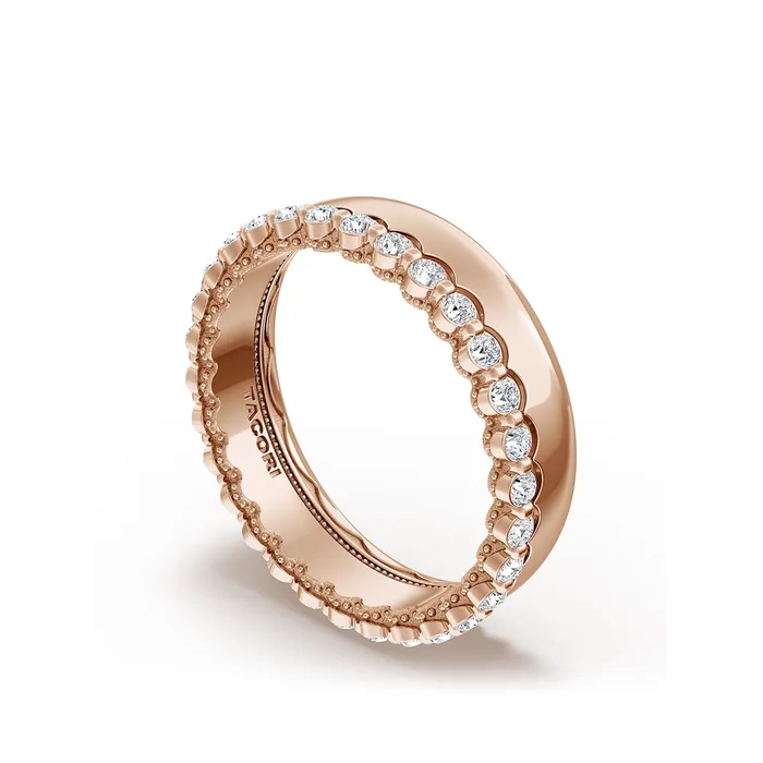 Tacori Rings Tacori 18K Rose Gold Diamond 6mm Band