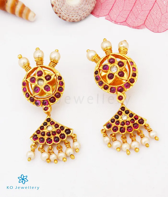 The Jaishree Silver Kemp Earrings Dhan Earrings