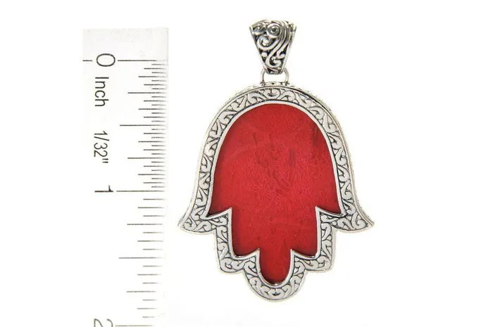 Necklaces Samuel B Hamsa Reef PendantMother Of Pearl
