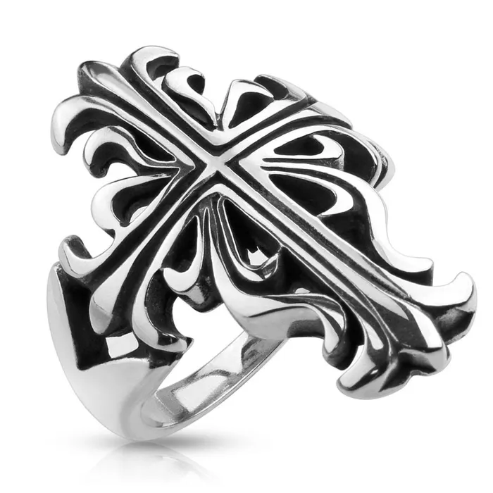 Rings Tulsa Body Jewelry Stainless Celtic Cross Ring