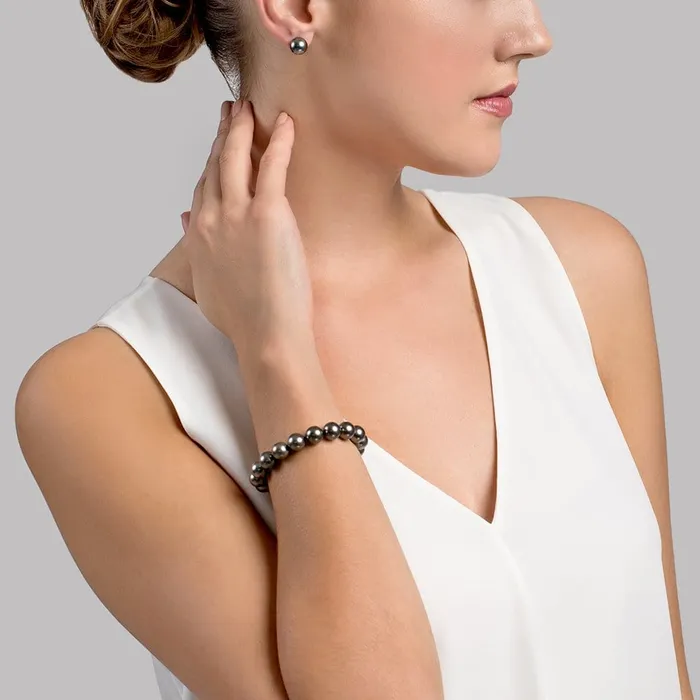 SPT Bracelets Tahitian True Round Pearl Bracelet 100110mm AAAA Quality