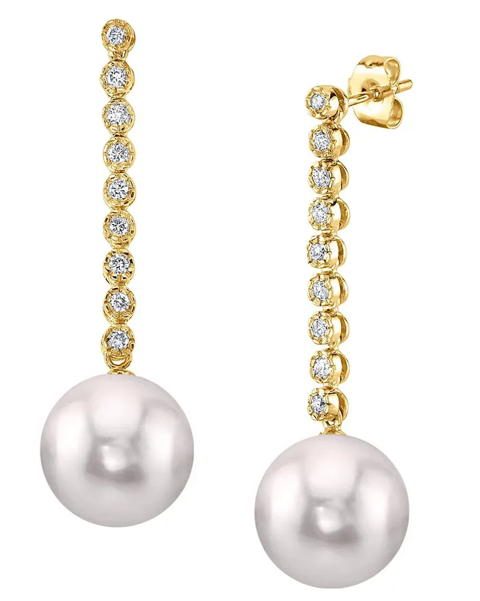 SPT Earrings Japanese Akoya Pearl Bellatrix Earrings