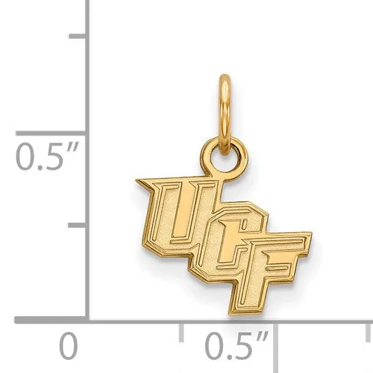 14k Gold LogoArt University of Central Florida UCF Extra Small Pendant International Diamond Center Necklaces