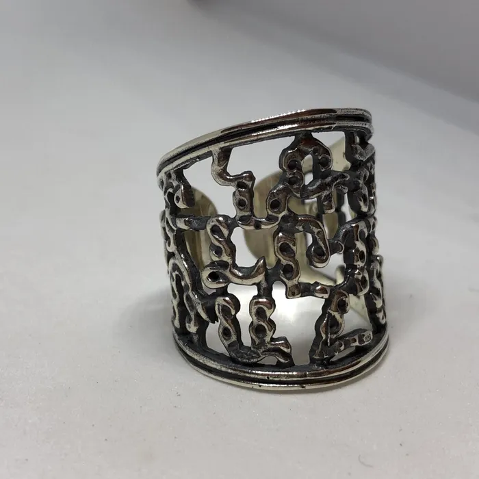 Armenian Alphabet Silver Ring Artzard Rings