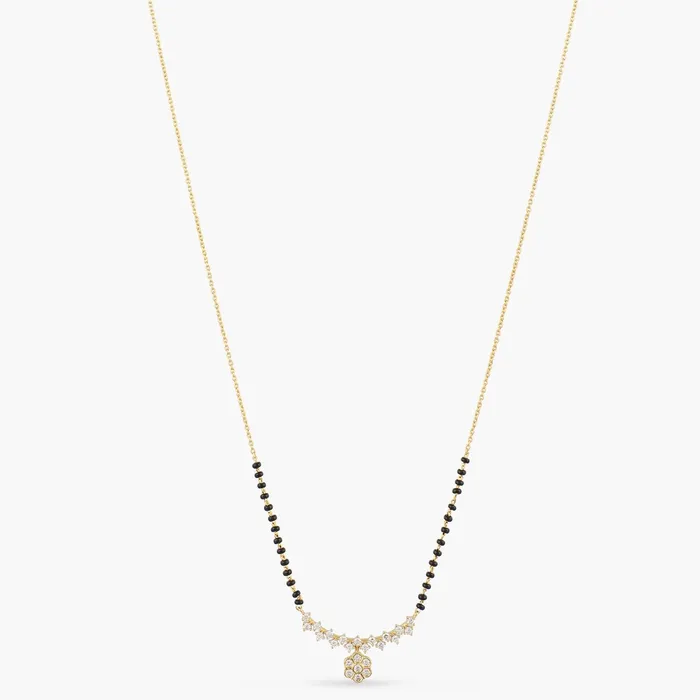 Rings Dazzling Bloom CZ Silver Mangalsutra SILVER