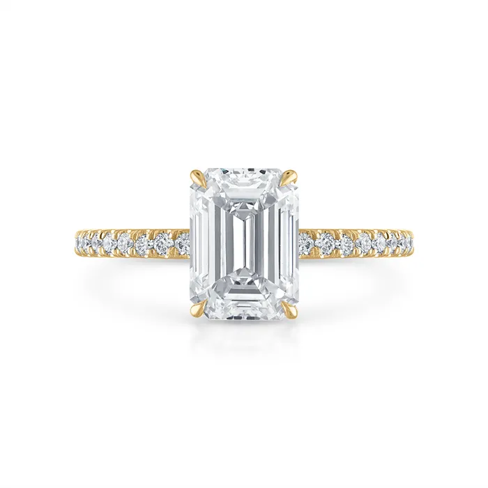 SG Bridal Earrings 201CT Emerald Cut Choose Your Setting