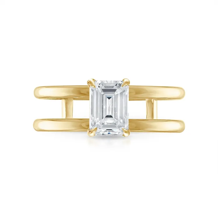 SG Bridal Earrings 201CT Emerald Cut Choose Your Setting