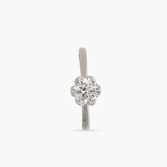 SILVER Rings Flora CZ Silver Ring