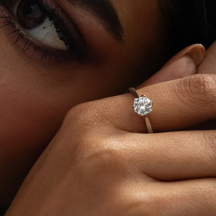 SILVER Rings Flora CZ Silver Ring